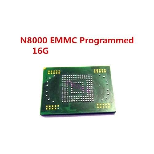 1pc for samsung N7000 N8000 P5100 P6800 N5100 N8010 P5110 P3100 emmc memory flash NAND with firmware for Samsung