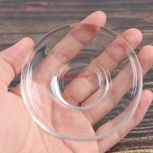 Kitchen Accessories Practical Kinds Heat Resistant Clear Glass Saucer for Tea Coffee Drink Cups Mug - Size S/L