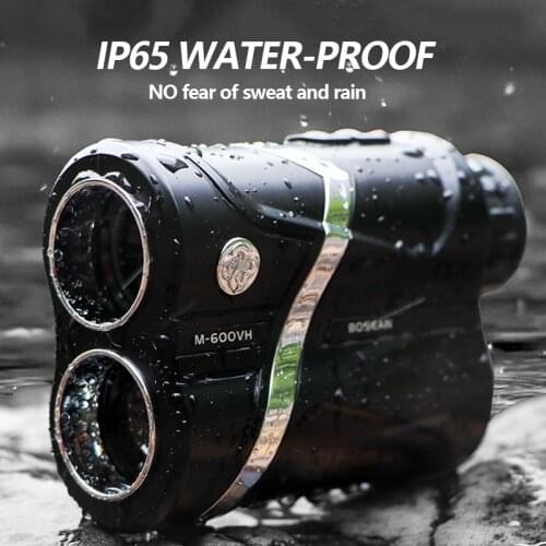 Laser Golf Rangefinder Slope Correction Jolt Vibrate Flag-Lock Golf Range Meter USB Recharge Range Finder for Hunting and Survey