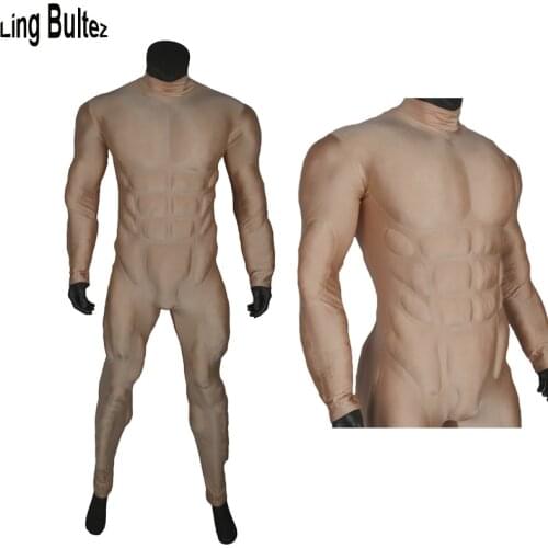 Ling Bultez High Quality Embossed Muscle Suit Muscle Padding Muscle Costume Basic Muscle Outfit For Cosplay