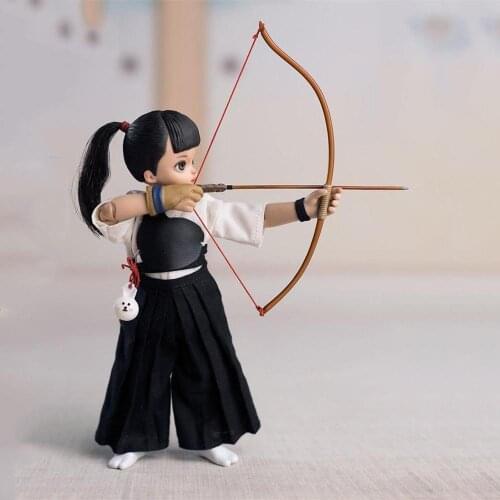 In Stock Lakor Baby 1/6 Kyudo Girl Little Girl Samurai Action Figure Set Model Collections Toys Gifts DIY