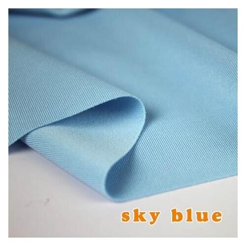 Sky Blue Stretch Spandex Fabric Knitted Fabric Jersey Fabric Skirt Elastic Fabric Bikini Swimwear BTY Free Shipping