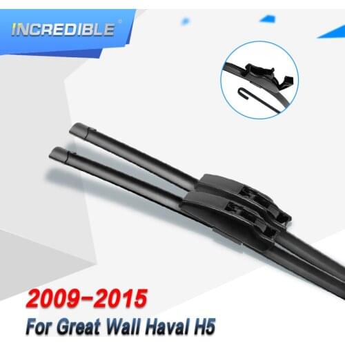 INCREDIBLE Wiper Blades for Great Wall Haval H5 ( Hover H5 ) Fit Hook Arms 2009 2010 2011 2012 2013 2014 2015