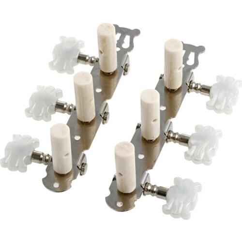 New One pair Guitar Tuning Pegs Machine Tuners White Machine Head for Classic Guitar 2020