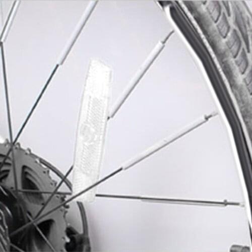 Steel Wire Lamp Warning Tapes Bike Safety Spoke Reflector MTB Bicycle Wheel Rim Reflective Clips