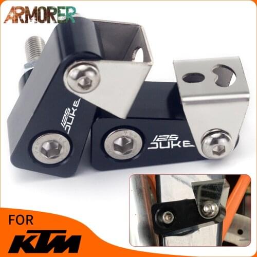 Motorcycle Universal Accessories For KTM DUKE 125 DUKE125 CNC Aluminum lower Fork Spotlight Holder Light lamp Mounting bracket