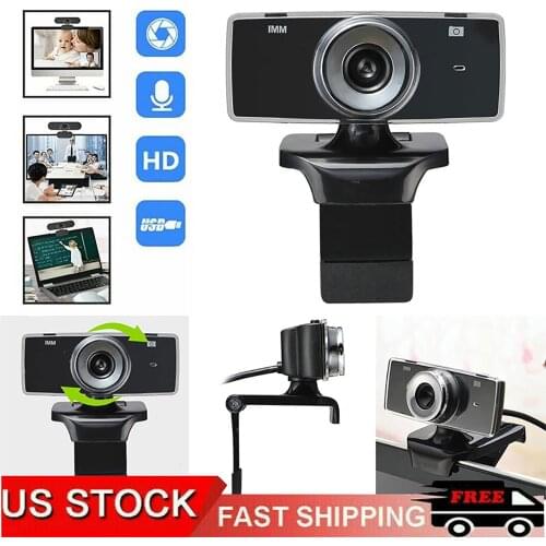 1080P HD Webcam with built-in Microphone Rotatable PC Desktop Web Camera USB 2.0 30fps Home Mini Web Camera Laptop Desktop
