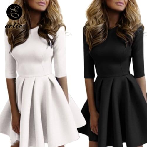 Slimming Solid Color Elegant Temperament Quality Sukienka Women Party Dress 2021 Robe Femme Ete Cute Retro Vintage Shirred Dress