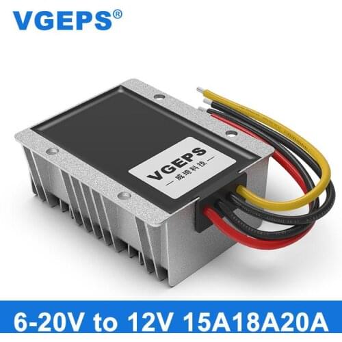 6-20V to 12V DC power converter 12V to 12V regulated power supply module DC-DC automotive transformer