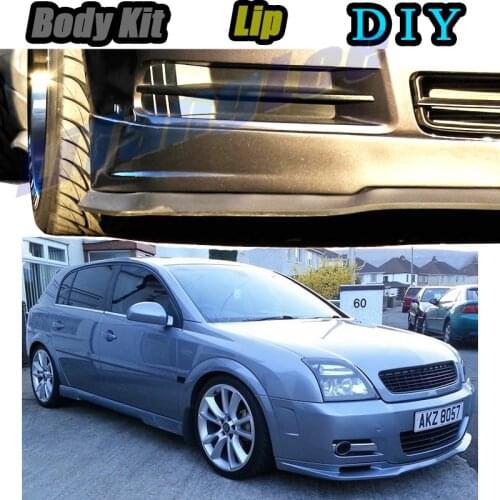 Car Bumper Lip Front Spoiler Skirt Deflector For Vauxhall Signum 2003~2008 Tune Car Modified Body Kit VIP Hella Flush Lips