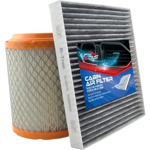 Bi-Trust Engine & Cabin Air Filter for 2011-2012 Dodge Caliber/2011-2017 Jeep Compass/2011-2017 Jeep Patriot 04593914AB