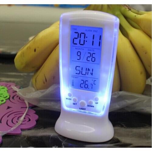 Clocks Frozen Led Digital Clock Despertador Desk Clock Bedside Alarm Clock Electronic Watch Square Gift For Kids ss53