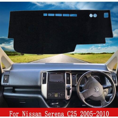 Avoid Light Dashboard Cover Dash Mat Pad Custom for Nissan Serena Suzuki Landy C25 2005~2010 Sunshade Non-slip Visor Accessories