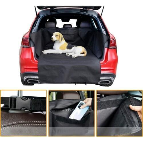 Pet Car Seat Cover Trunk Mat Tarpaulin Waterproof Oxford Cloth Dog Cat Transport Carrier Back Rear Auto Pad Protection Blanket