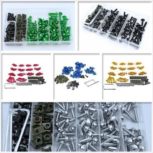 For CBR600RR CBR900RR CBR1000RR CBR 600RR 900RR 929RR 954RR 1000RR 600 F2 F3 F4 F4I F5 Fairing Bolts Kit Bodywork Screws Nut