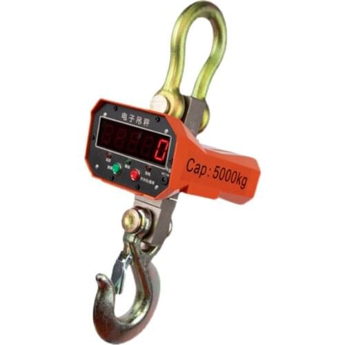5T/5000kg Electronic Crane Scale Industrial Weighing Wireless Electronic Hook Scale