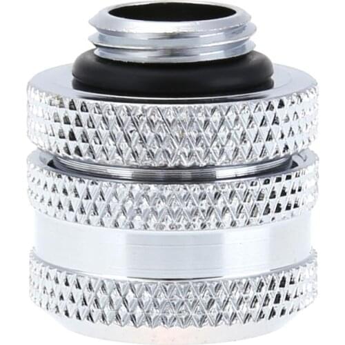 G1/4 14mm OD 4 Laps Hard Tube Quick Fitting Connector 4.5mm length Connector converter for PC Water Cooling system