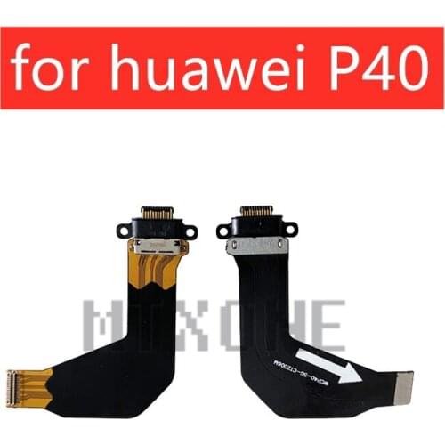 For Huawei P40 USB Charger Connector Flex Cable Microphone USB Charging Dock PCB Board Flex Repair Parts