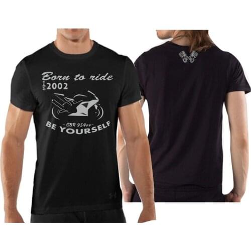 Maglia Per Moto Cbr 954 Rr Fireblade Tshirt Racings Maglietta Bikefree Shipping Mens New Fashion O-Neck Stylish Funny Cotton Tee