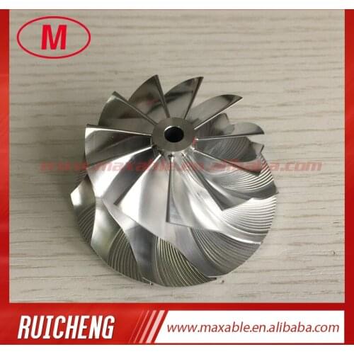 N54 upgrade 42.70/56.00m 11+0 blades Turbocharger Billet/Milling/aluminum 2024 compressor wheel