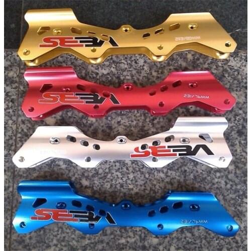 Red blue silver golden black 243mm 231mm plane type inline skate frames base for SEBA HV, 8 skating bolts as gift