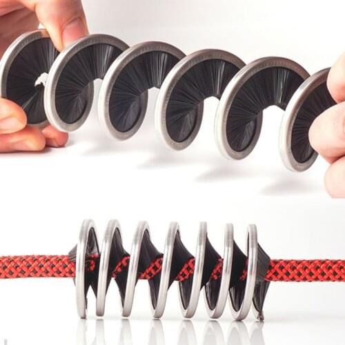 Portable Rope Cleaning Brush Lightweight Rock Hiking Caving Ropes Washing Brushes Outdoor Climbing Tool Accessories