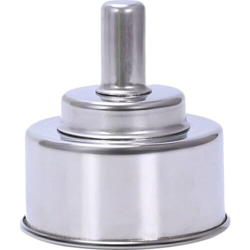 Stainless Steel Alcohol Burner, Lab Spirit Lamp, 200 Ml (6.7 Oz)
