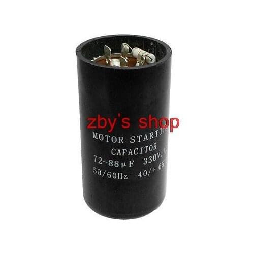 Lug Terminal Type AC 330V 72-88uF 50/60Hz Motor Starting Capacitor