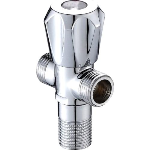 1/2' Water Angle Valves T Adapter Toilet Shower Head 3 Way Bidet Bathroom Brass Switch Diverter