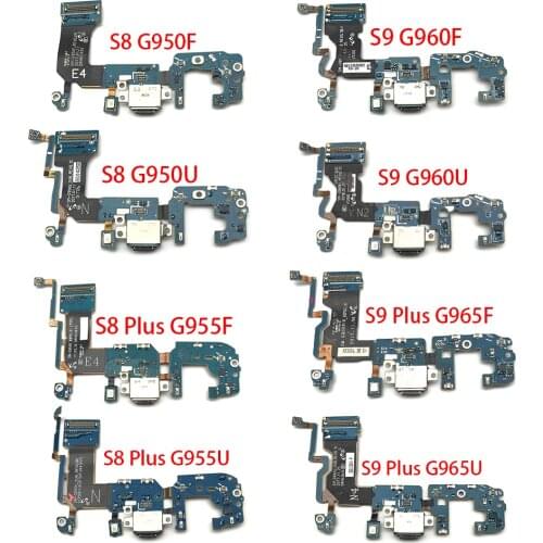 USB Charger Charging Dock Port Connector Flex Cable For Samsung Galaxy S8 S9 Plus G950F G950U G960F G960U