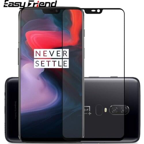 For OnePlus 6 One Plus Six OnePlus6 Screen Protector Protective Film Guard Full Cover Color Tempered Glass