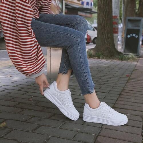 Tenis Feminino Zapatos Mujer 2020 Women Tennis Shoes Sport Shoes Tenis Blancos Walking Flat Sneakers Tenis Plataforma Cheap #7