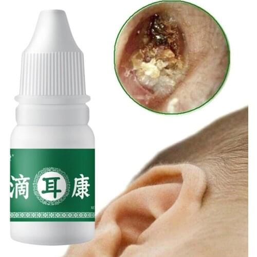 1pc Ear Liquid 10ml Effectively Relieve Ear Itching Medicine Oil Soreness Care Herbal Tinnitus Use Chinese External Health K2Z4