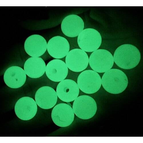 1000PCS/LOT Night Luminous Beads Fishing Space Beans Round Float Balls 5 6 8 10 MM Fishing Tools Accessories Tackle Lure A03