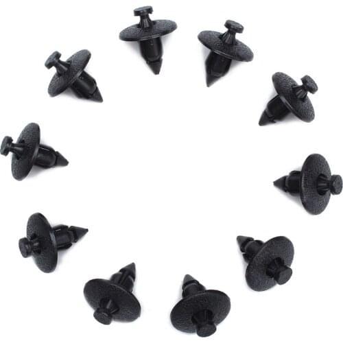 10x Interior Plastic Rivet Fastener Clip Trim Panels 8mm Push For Volvo FCP-0157