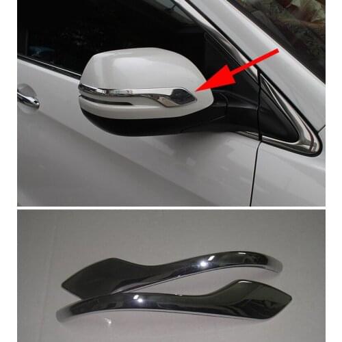 Accessories For Honda CRV CR-V 2015 2016 ABS Side Door Rearview Mirrors Stripe Cover Trim