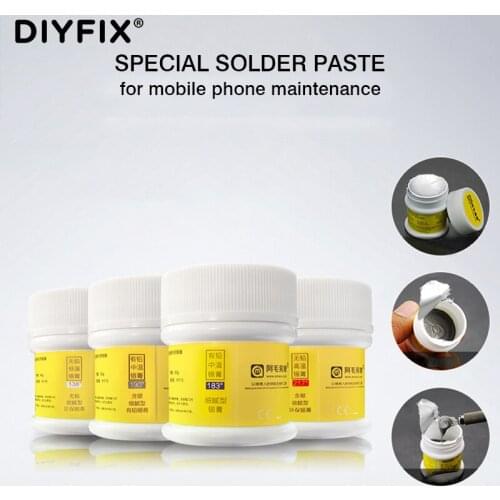 AMAOE Lead-Free/Leaded Environmental Protection Professional Solder Paste For Motherboard Repair Universal APPLE iPhone Android