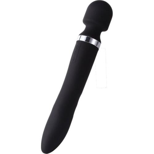 AV Stick Female Rechargeable Waterproof Double-headed Ball G Point Masturbation Stick Sex Toy Clit Stimulation Adult Supplies