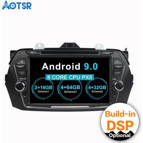 Aotsr Android 9.0 Car GPS navigation DVD Player For SUZUKI CIAZ 2015 multimedia radio recorder navigation stereo