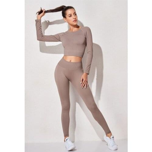 Fast Drying Yoga Sports Running Seamless Fitness Suit