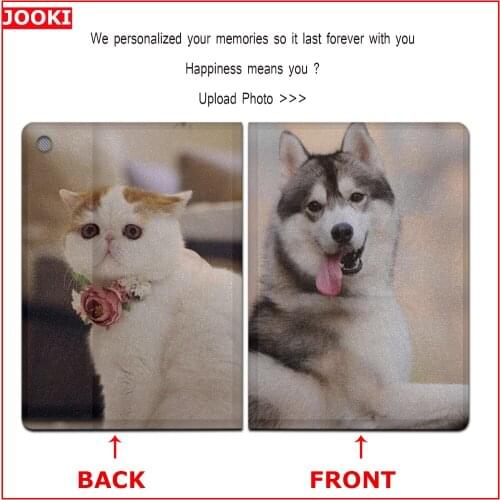 JOOKI 8.4"inch Case for Huawei M5 10.1" Tablet Cover For Huawei M5 10.8"inch Fundas Personalized Photo Leather Tablet Book Cover