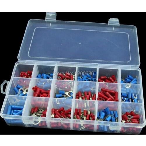 Electrical Assortment Boxes containing Pre insulated terminals. 330 items