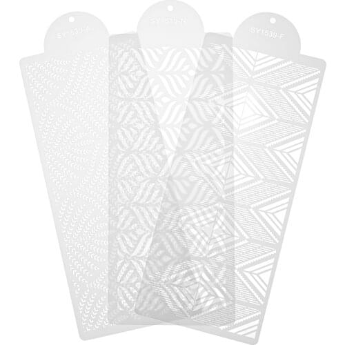 Cake Decorating Tool Damask Lace Border Cake Side Cupcake Stencil Sugarcraft Decoration Mould Baking Tool Kitchen Accessories