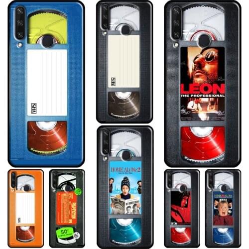 VHS tape cassette Home Alone For Huawei Y3 II Y5 Y7 2017 Y6 Prime 2018 Y9 2019 Y7A Y5P Y6P 2020 Nova 5T 2i Phone Case