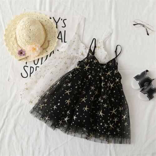 Fashion Baby Kids Girls Princess Stars Print Lace Dress Children Costumes Party Tutu Dresses Dance Cute Ballet clothing