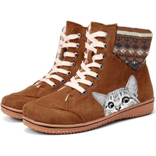 Kadın botları 2020 moda su geçirmez kış ayakkabı kadın kar botları fermuar kış çizmeler düşük topuklu ayak bileği Botas Mujer ar