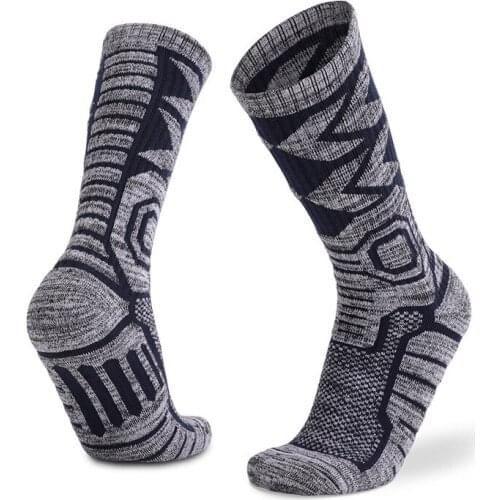 Mens and womens ski socks outdoor sports thickened towel bottom hiking socks winter warm sports socks