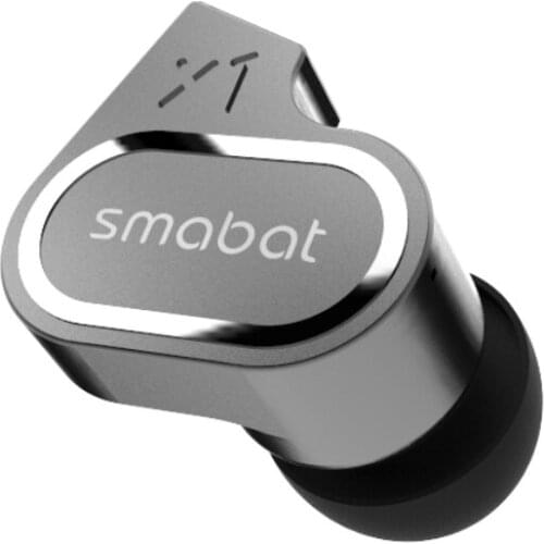 Smabat X1 Earphone HIFI 6mm Tweeter+10mm Woofer Driver Unit Headset Detach 0.78mm 2Pin Cable IEM With Manual Tuning Controller