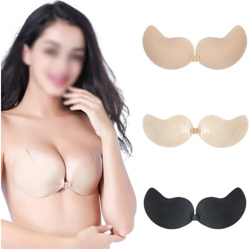 Invisible Bra Adhensive No-Show Backless Strapless Gel Wing Push Up Bra