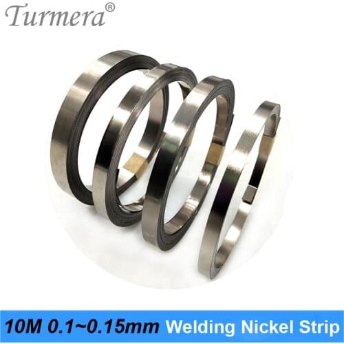 10m 0.1mm 0.12mm 0.15mm 18650 Li-ion Battery Nickel Sheet Plate Nickel Strip Connector spot welding machine Battery Pack welding